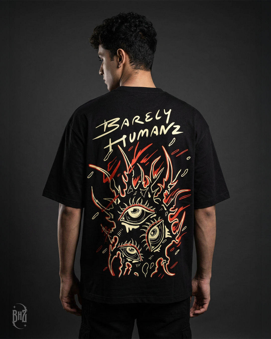 Evil Eye Black Overisize Tee