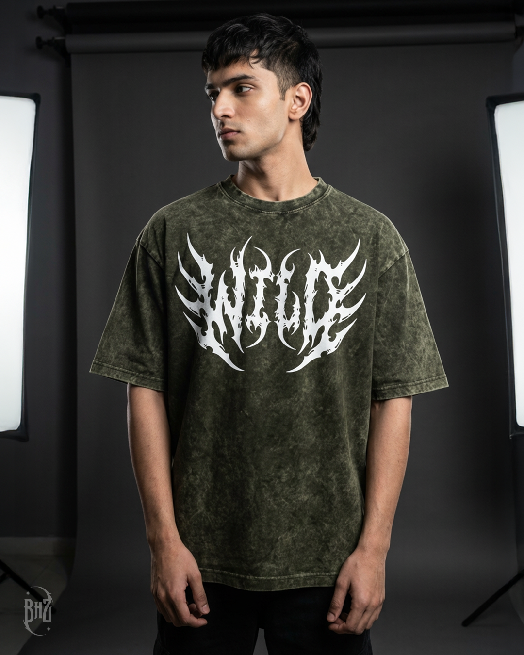 Wild Acid Wash Oversized Tee