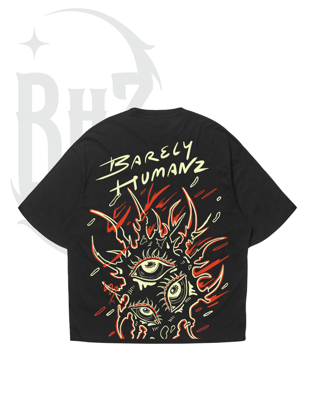 Evil Eye Black Overisize Tee